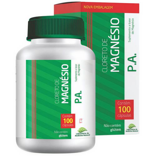 CLORETO MAGNESIO PA P.A 100 CAPSULAS - MEDINAL
