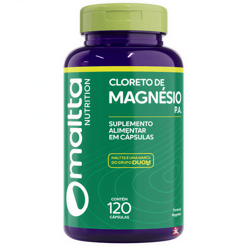 CLORETO DE MAGNÉSIO P.A SUPER MINERAL CONCENTRADO 120 CÁPSULAS - MALTTA NUTRITION