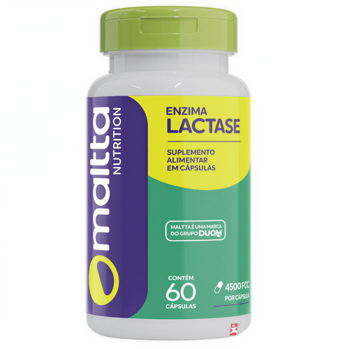 ENZIMA LACTASE 4.500 U.FCC 60 CÁPSULAS - MALTTA NUTRITION ENZIMA LACTASE 4.500 U.FCC 60 CÁPSULAS - MALTTA NUTRITION