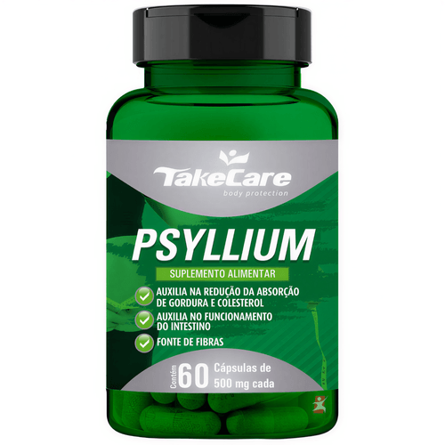 PSYLLIUM PLANTAGO OVATA 500MG SAÚDE DO INTESTINO 60 CÁPSULAS - TAKE CARE PSYLLIUM PLANTAGO OVATA 500MG SAÚDE DO INTESTINO 60 CÁPSULAS - TAKE CARE
