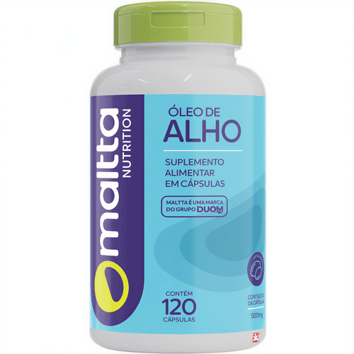 ÓLEO DE ALHO 500MG 120 CÁPSULAS SOFTGEL – MALTTA NUTRITION ÓLEO DE ALHO 500MG 120 CÁPSULAS SOFTGEL – MALTTA NUTRITION