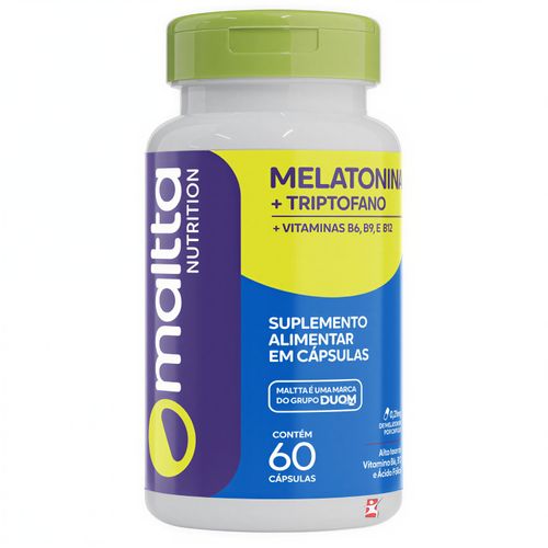 MELATONINA + TRIPTOFANO + VIT B6 + VIT B9 + VIT B12 - MALLTA NUTRITION