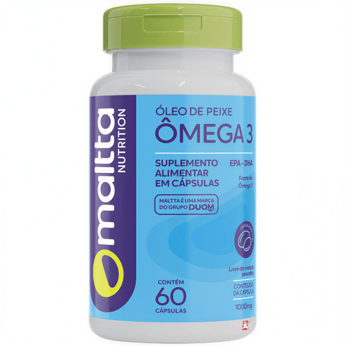 ÔMEGA 3 ULTRA PURIFICADO EPA-DHA 1000MG  CONCENTRADO 60 CÁPSULAS SOFTGEL – MALTTA NUTRITION