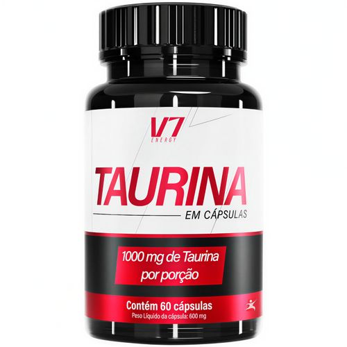 TAURINA 1000MG POR PORÇÃO PURA E CONCENTRADA MOVE FASTER 60 CÁPSULAS - V7 ENERGY TAURINA 1000MG POR PORÇÃO PURA E CONCENTRADA MOVE FASTER 60 CÁPSULAS - V7 ENERGY
