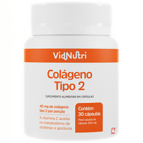 COLAGENO TIPO 2 + VITAMINA A + VITAMINA C + VITAMINA E 30 CAPSULAS - VIDNUTRI