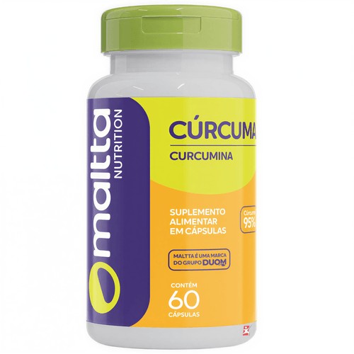 CÚRCUMA LONGA CURCUMINA CONCENTRADA 80MG 60 CÁPSULAS - MALTTA NUTRITION CÚRCUMA LONGA CURCUMINA CONCENTRADA 80MG 60 CÁPSULAS - MALTTA NUTRITION