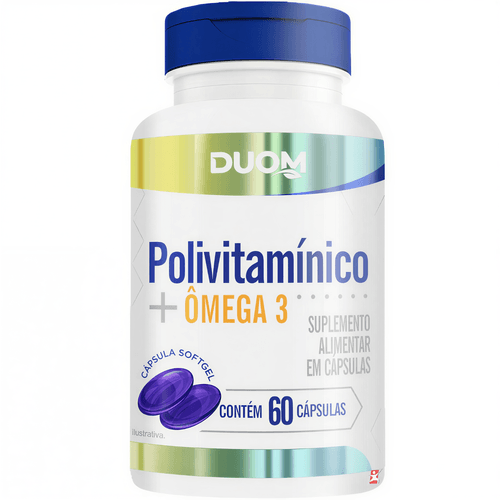 POLIVITAMÍNICO + ÔMEGA 3 - VITAMINAS + MINERAIS 60 CÁPSULAS GEL SOFTCAPS - MALTTA NUTRITION POLIVITAMÍNICO + ÔMEGA 3 - VITAMINAS + MINERAIS 60 CÁPSULAS GEL SOFTCAPS - MALTTA NUTRITION