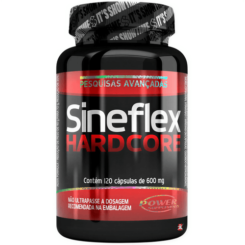 SINEFLEX HARDCORE CONCENTRADO CAFEÍNA + CROMO + VITAMINAS 120 CÁPSULAS - POWER SUPPLEMENTS