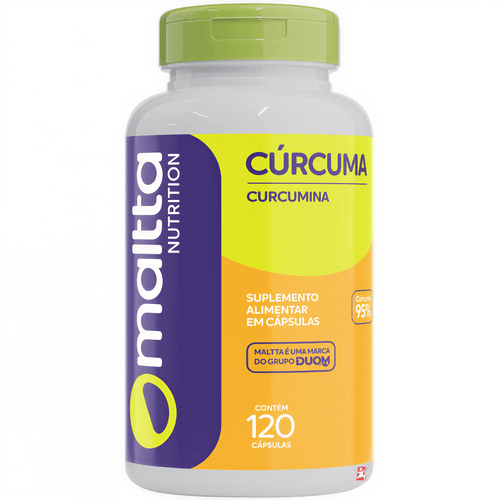 CÚRCUMA LONGA CURCUMINA 95% CONCENTRADA ALTA EM PUREZA 120 CÁPSULAS - MALTTA NUTRITION CÚRCUMA LONGA CURCUMINA 95% CONCENTRADA ALTA EM PUREZA 120 CÁPSULAS - MALTTA NUTRITION