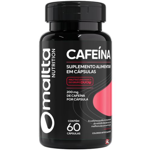 CAFEINA 200MG POR CAPSULA 60 CAPSULAS SOFTGEL - MALTTA NUTRITION