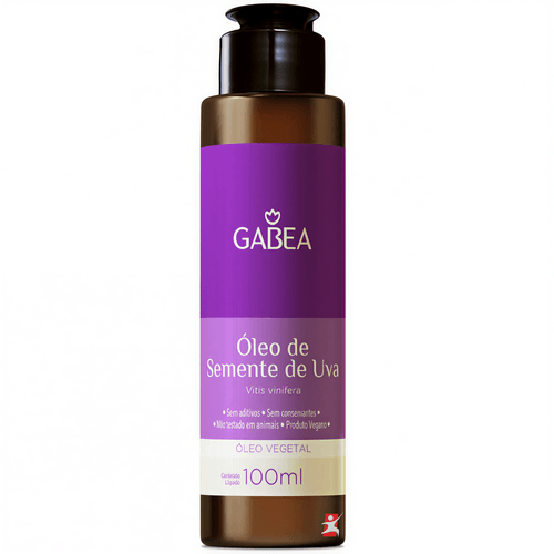 OLEO VEGETAL DE SEMENTE DE UVA VEGANO VITIS VINIFERA 100ML - GABEA
