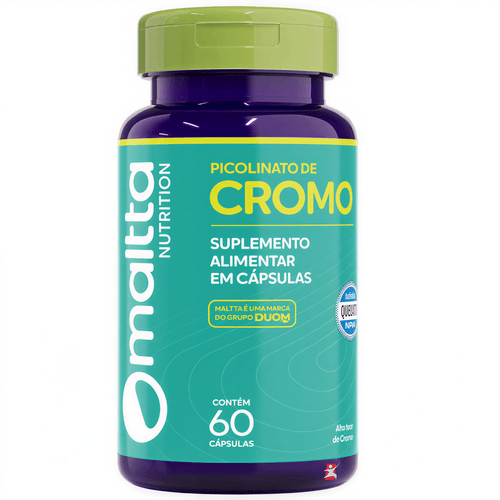PICOLINATO DE CROMO SUPER CONCENTRADO 1 AO DIA 60 CÁPSULAS 240MCG - MALTTA NUTRITION PICOLINATO DE CROMO SUPER CONCENTRADO 1 AO DIA 60 CÁPSULAS 240MCG - MALTTA NUTRITION