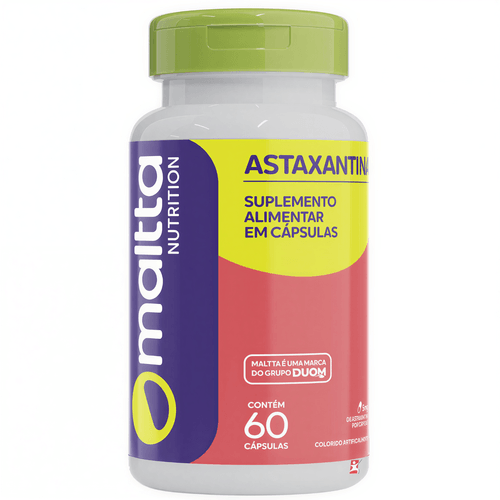 ASTAXANTINA CONCENTRADA 5MG 1 AO DIA 60 CÁPSULAS - MALTTA NUTRITION