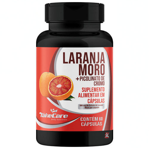 EXTRATO DE LARANJA MORO COM PICOLINATO DE CROMO 500MG 60 CAPSULAS - TAKE CARE EXTRATO DE LARANJA MORO COM PICOLINATO DE CROMO 500MG 60 CAPSULAS - TAKE CARE