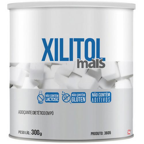 XILITOL SEM LACTOSE SEM GLUTEN SEM ADITIVOS 300G - CLINICMAIS