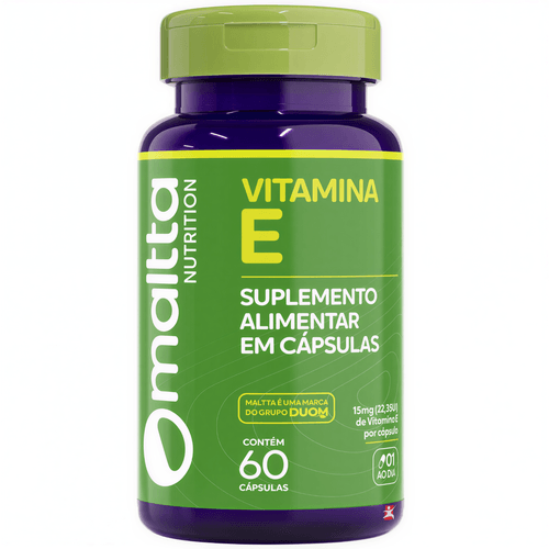 VITAMINA E CONCENTRADA ANTIOXIDANTE 60 CÁPSULAS - MALTTA NUTRITION