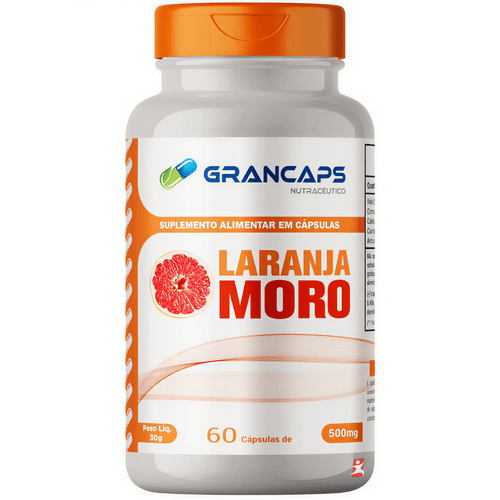 LARANJA MORO + CARNITINA + PICOLINATO DE CROMO + CAFEÍNA 60 CÁPSULAS - GRANCAPS LARANJA MORO + CARNITINA + PICOLINATO DE CROMO + CAFEÍNA 60 CÁPSULAS - GRANCAPS