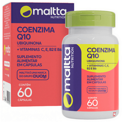 COENZIMA Q10 + VIT C + VIT E + VIT B2 + VIT B6 60 CAPSULAS – MALTTA NUTRITION