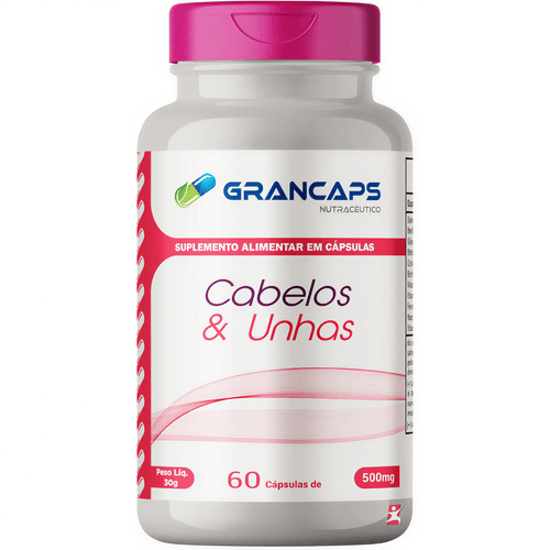 CABELOS E UNHAS - FÓRMULA EXCLUSIVA BELEZA DA MULHER  60 CÁPSULAS - GRANCAPS