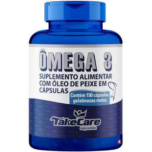 ÔMEGA 3 CONCENTRADO 1000MG 150 CÁPSULAS - TAKE CARE ÔMEGA 3 CONCENTRADO 1000MG 150 CÁPSULAS - TAKE CARE