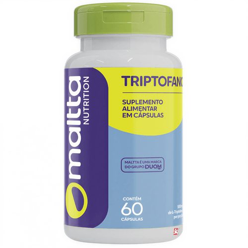 L TRIPTOFANO CONCENTRADO 500MG NA PORÇÃO PRECURSOR 5HTP - MALTTA NUTRITION