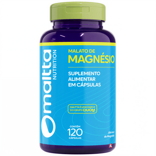 MAGNÉSIO MALATO PURO CONCENTRADO SUPER MINERAL 120 CÁPSULAS - MALTTA NUTRITION MAGNÉSIO MALATO PURO CONCENTRADO SUPER MINERAL 120 CÁPSULAS - MALTTA NUTRITION