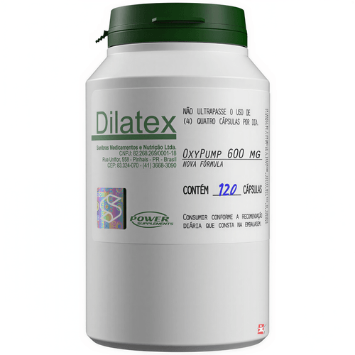 DILATEX OXYPUMP ORIGINAL ALANINA + ARGININA 120 CÁPSULAS - POWER SUPPLEMENTS