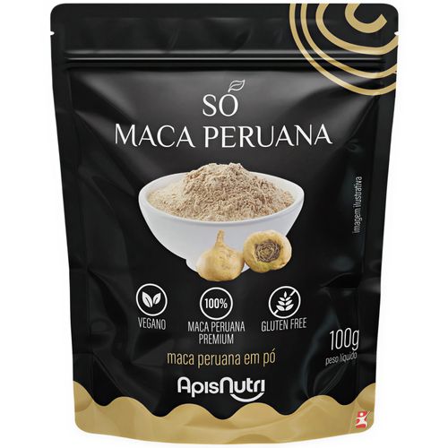 SO MACA PERUANA 100% PURA E VEGANA 100G POUCH - APISNUTRI