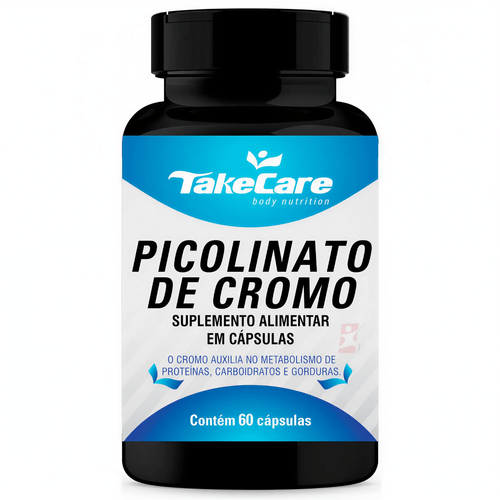 PICOLINATO DE CROMO ALTA CONCENTRAÇÃO 250MCG 1 DO DIA 60 CÁPSULAS - TAKE CARE