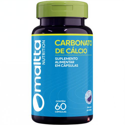 CARBONATO DE CÁLCIO 970MG NA PORÇÃO 60 CÁPSULAS - MALTTA NUTRITION CARBONATO DE CÁLCIO 970MG NA PORÇÃO 60 CÁPSULAS - MALTTA NUTRITION