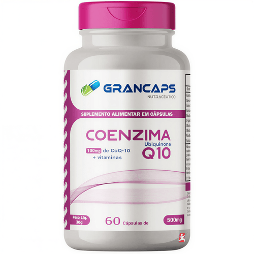 COENZIMA Q10 ENRIQUECIDA COM VITAMINAS 60 CÁPSULAS - GRANCAPS COENZIMA Q10 ENRIQUECIDA COM VITAMINAS 60 CÁPSULAS - GRANCAPS