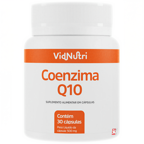 COENZIMA Q10 50MG POR PORÇÃO COQ10 UBIQUINONA 30 CAPSULAS - VIDNUTRI