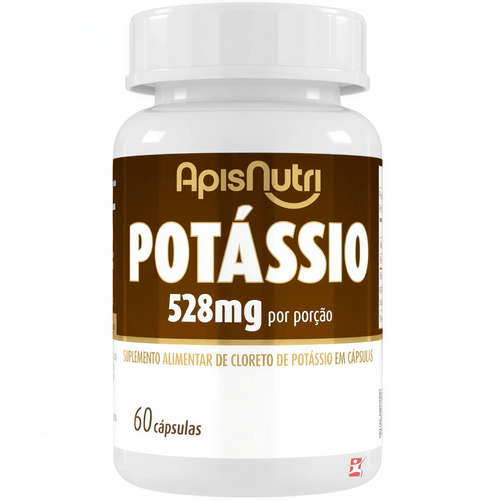POTÁSSIO 528MG POR PORÇÃO 60 CAPSULAS - APISNUTRI