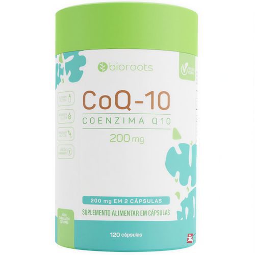 COENZIMA Q10 200MG VEGANA POR POÇÃO UBIQSOME® 120 CÁPSULAS CLEAN LABEL - BIOROOTS COENZIMA Q10 200MG VEGANA POR POÇÃO UBIQSOME® 120 CÁPSULAS CLEAN LABEL - BIOROOTS