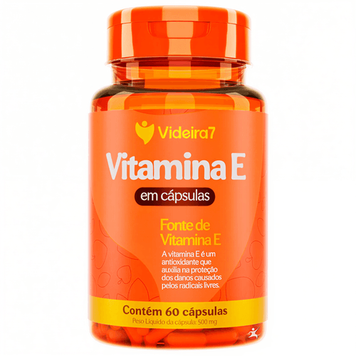 VITAMINA E 400UI POR CÁPSULA ANTIOXIDANTE 1 AO DIA 60 CAPSULAS - VIDEIRA 7