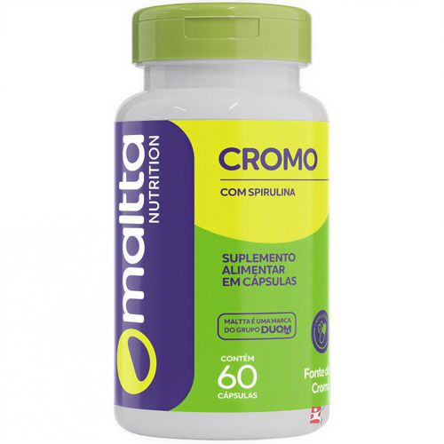 ESPIRULINA COM PICOLINATO DE CROMO 60 CÁPSULAS VEGANAS - MALTTA NUTRITION ESPIRULINA COM PICOLINATO DE CROMO 60 CÁPSULAS VEGANAS - MALTTA NUTRITION