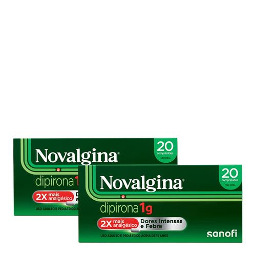 Kit-Analgesico-Novalgina-2-Unidades-de-20-comprimidos-Cada Kit-Analgesico-Novalgina-2-Unidades-de-20-comprimidos-Cada