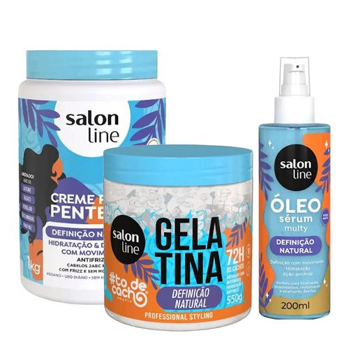 Kit-Salon-Line-Definicao-Natural-Creme-Pentear-Gelatina-Oleo-Serum-Multy