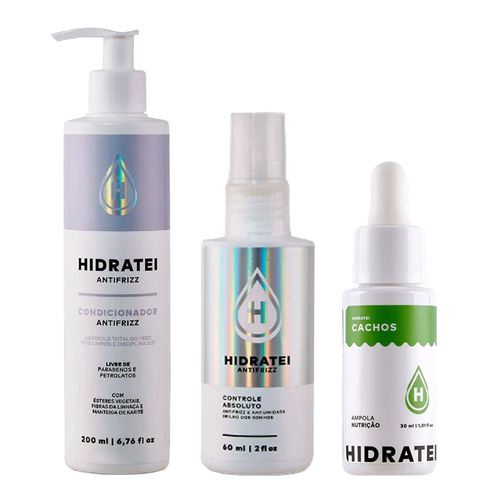 Kit-Hidratei-Antifrizz-Spray-Controle-Absoluto-60ml-Shampoo-250ml-Condicionador-200ml
