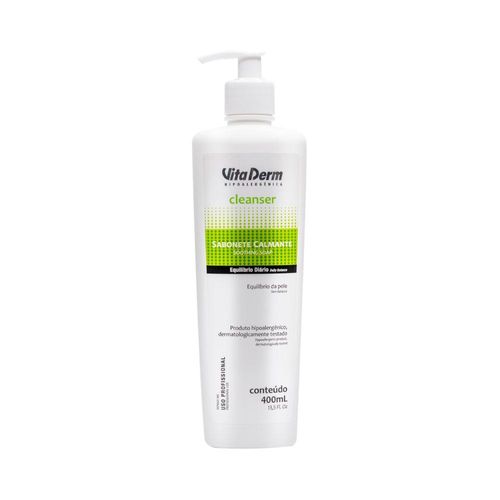 Vita Derm Cleanser Sabonete Calmante 400 ml Vita Derm Cleanser Sabonete Calmante 400 ml