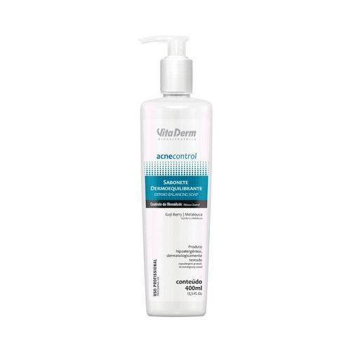 Vita Derm Acne Control Sabonete Dermoequilibrante 400 ml