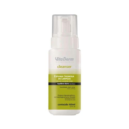 Vita Derm Cleanser Espuma de Limpeza Facial 160 ml Vita Derm Cleanser Espuma de Limpeza Facial 160 ml