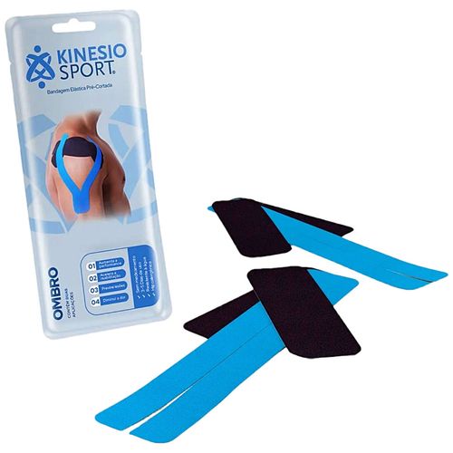 Bandagem Elástica KinesioSport Pré-cortada Ombro