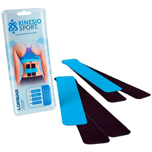 Bandagem Elástica KinesioSport Pré-cortada Lombar Bandagem Elástica KinesioSport Pré-cortada Lombar