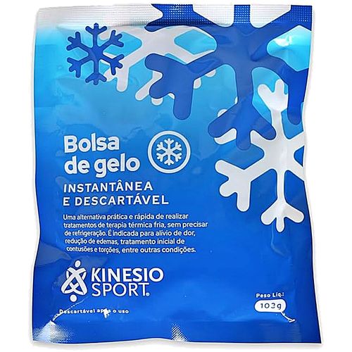 Bolsa de Gelo Instantânea Descartável KinesioSport Bolsa de Gelo Instantânea Descartável KinesioSport