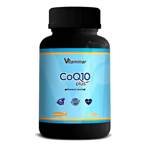 Coenzima Coq10 Plus Vitaminar 400mg Nf-e Sem Sabor
