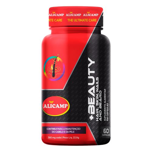 +BEAUTY  HAIR, SKIN, BEARD AND NAILS ALICAMP 60 CAPS