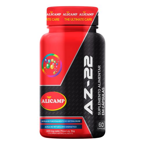 MULTIVITAMÍNICO ALICAMP AZ 22 60 CAPS MULTIVITAMÍNICO ALICAMP AZ 22 60 CAPS