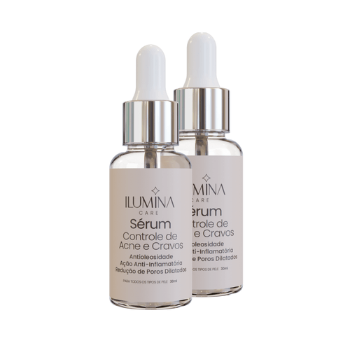 Kit 2  Sérum Antiacne Pele Oleosa