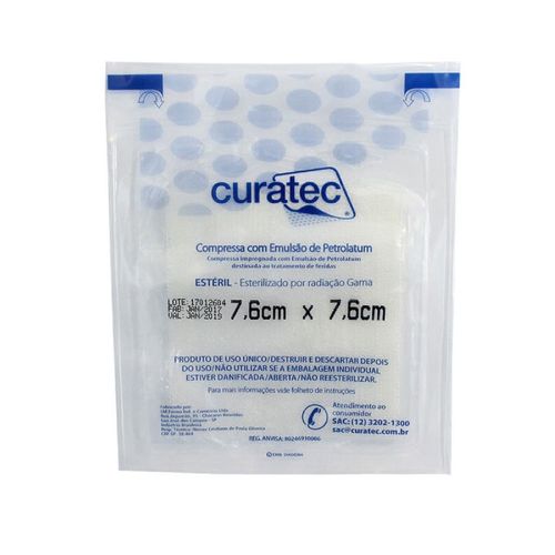 Compressa De Petrolatun 7,6 x 7,6 Unidade